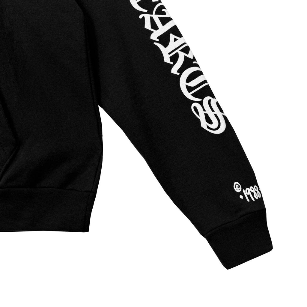 Chrome Hearts 1988 Vertical Logo Black Pullover Hoodie