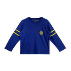 Chrome Hearts 33 Horseshoe Blue Long Sleeve T-Shirt - Cotton Tee - back view