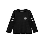 Chrome Hearts 33 Horseshoe Logo Black Long Sleeve Tee - front view