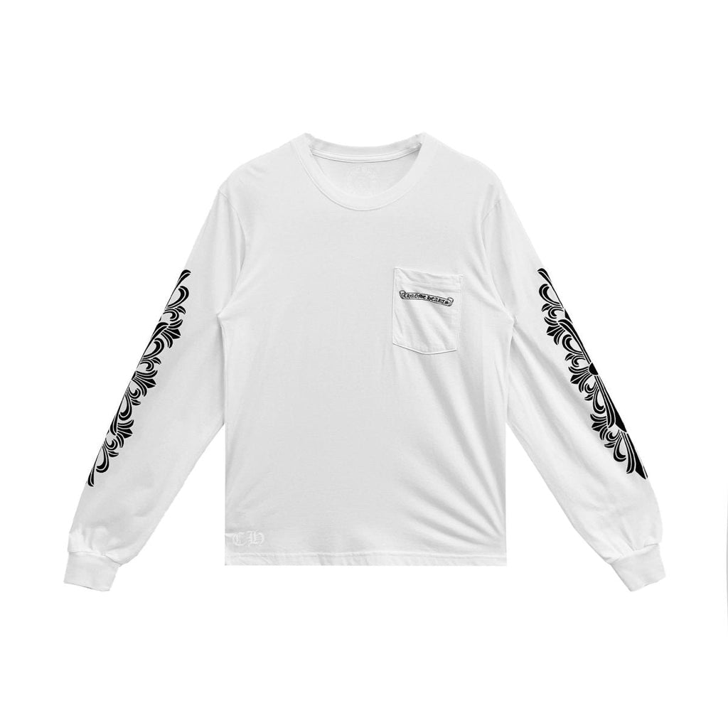 Chrome Hearts Aspen Exclusive Long Sleeve T-Shirt White - back view