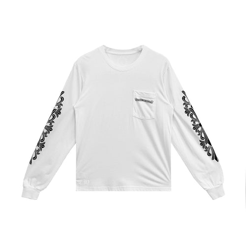 Chrome Hearts Aspen Exclusive Long Sleeve T-Shirt White - back view