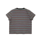 Chrome Hearts Black & Red Stripe Women's Short Sleeve Tee