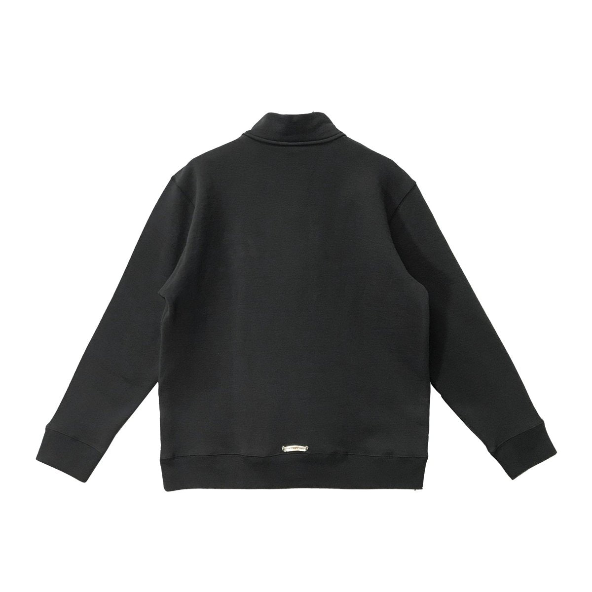 Chrome Hearts Black Triple Cross Half Zip Sweatshirt