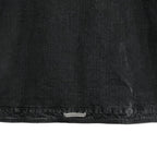 Chrome Hearts Black Wash Denim Dagger Zip Jacket