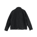 Chrome Hearts Black Wash Denim Dagger Zip Jacket