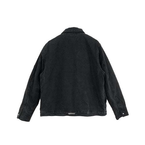 Chrome Hearts Black Wash Denim Dagger Zip Jacket