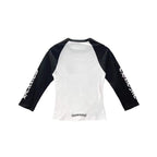 Chrome Hearts Black White Dagger Baseball Long Mid Sleeve Babyshirt