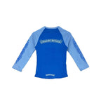 Chrome Hearts Blue Floral Long Mid Sleeve Babyshirt