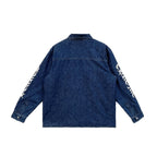 Chrome Hearts Blue Script Padded Denim Jacket