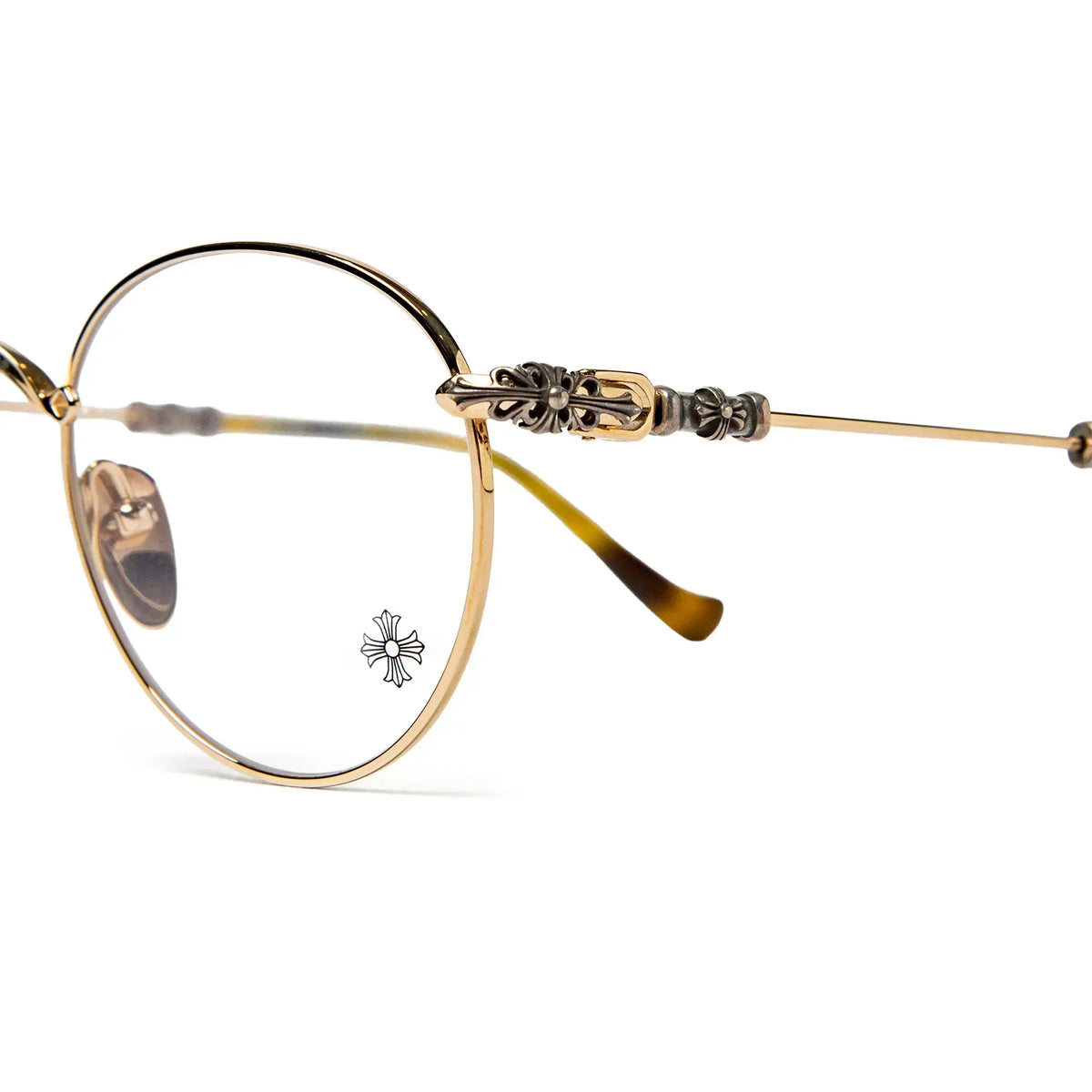 Chrome Hearts Bubba-A Gold Sunglasses
