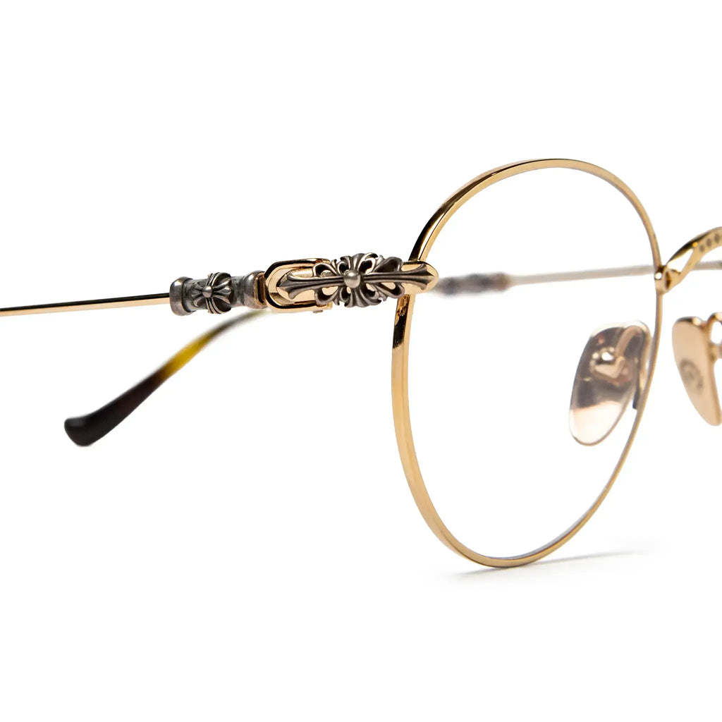 Chrome Hearts Bubba-A Gold Sunglasses
