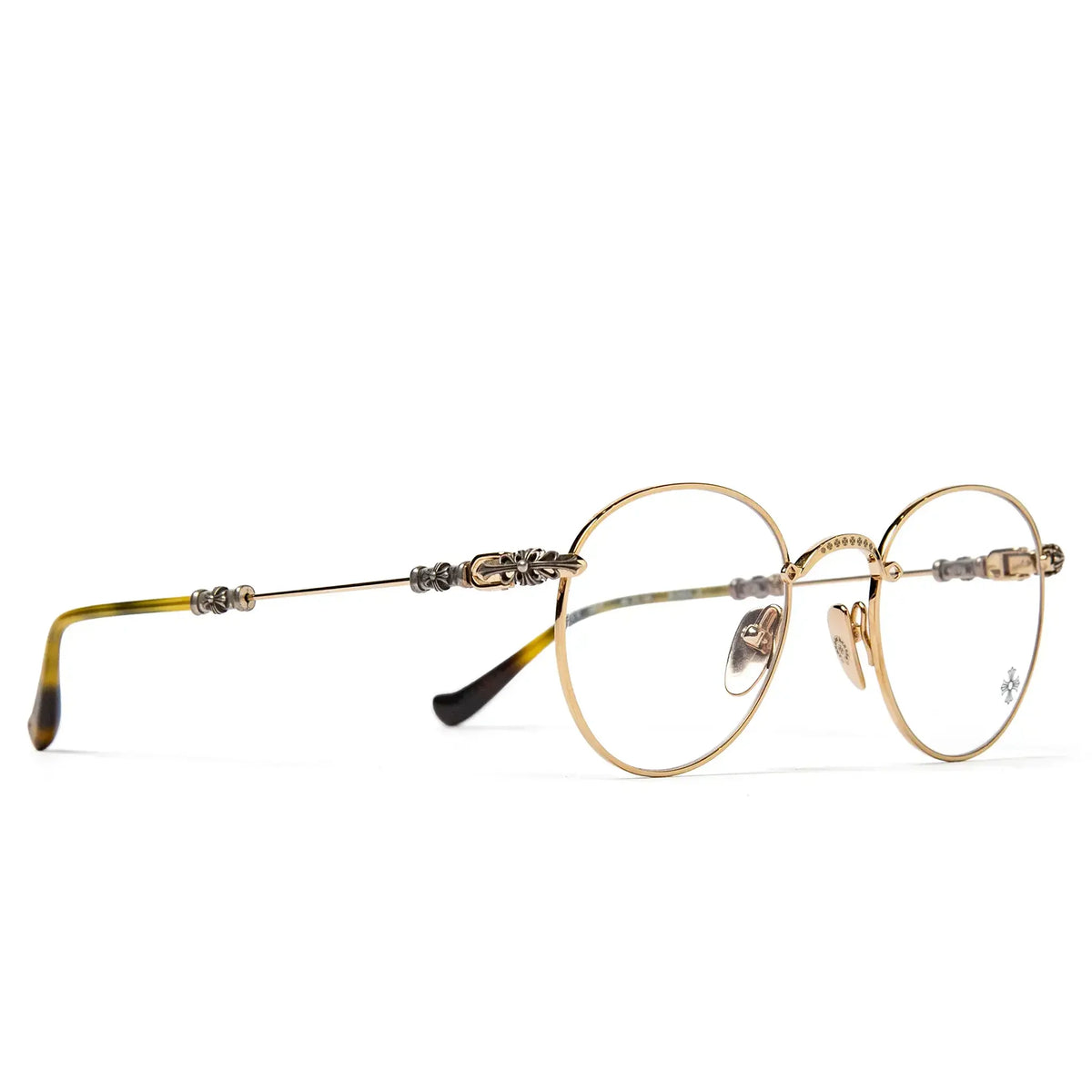 Chrome Hearts Bubba-A Gold Sunglasses