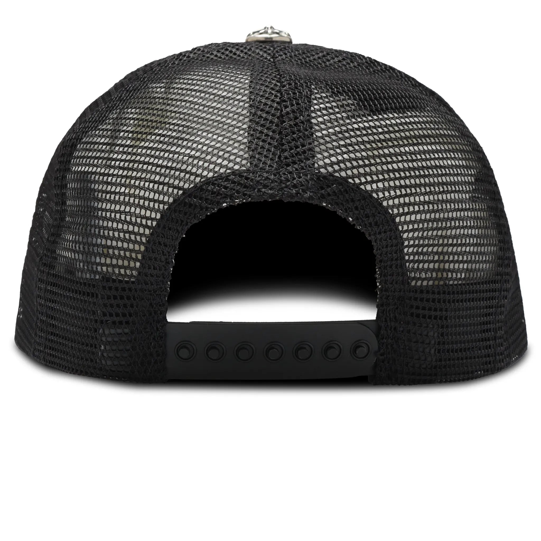 Chrome Hearts CH Hollywood USA Trucker Cap - Black