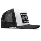 Chrome Hearts CH Hollywood Trucker Cap - White/Black