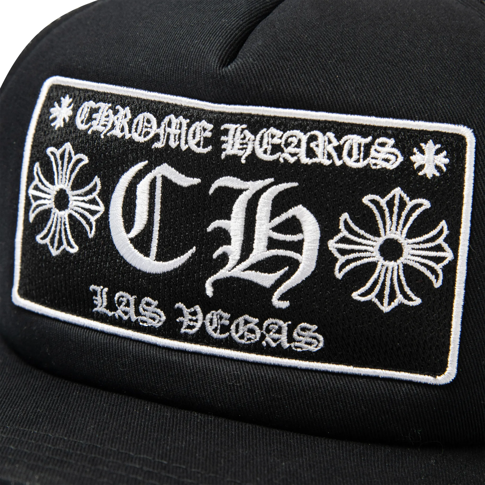 Chrome Hearts CH Las Vegas Trucker Cap - Black