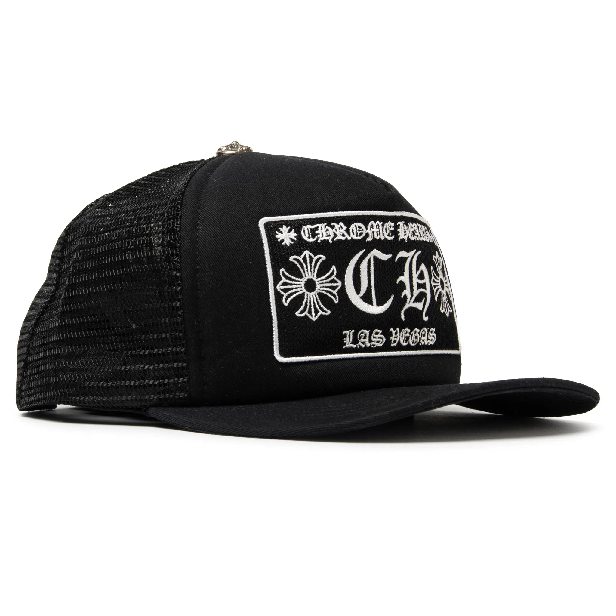 Chrome Hearts CH Las Vegas Trucker Cap - Black