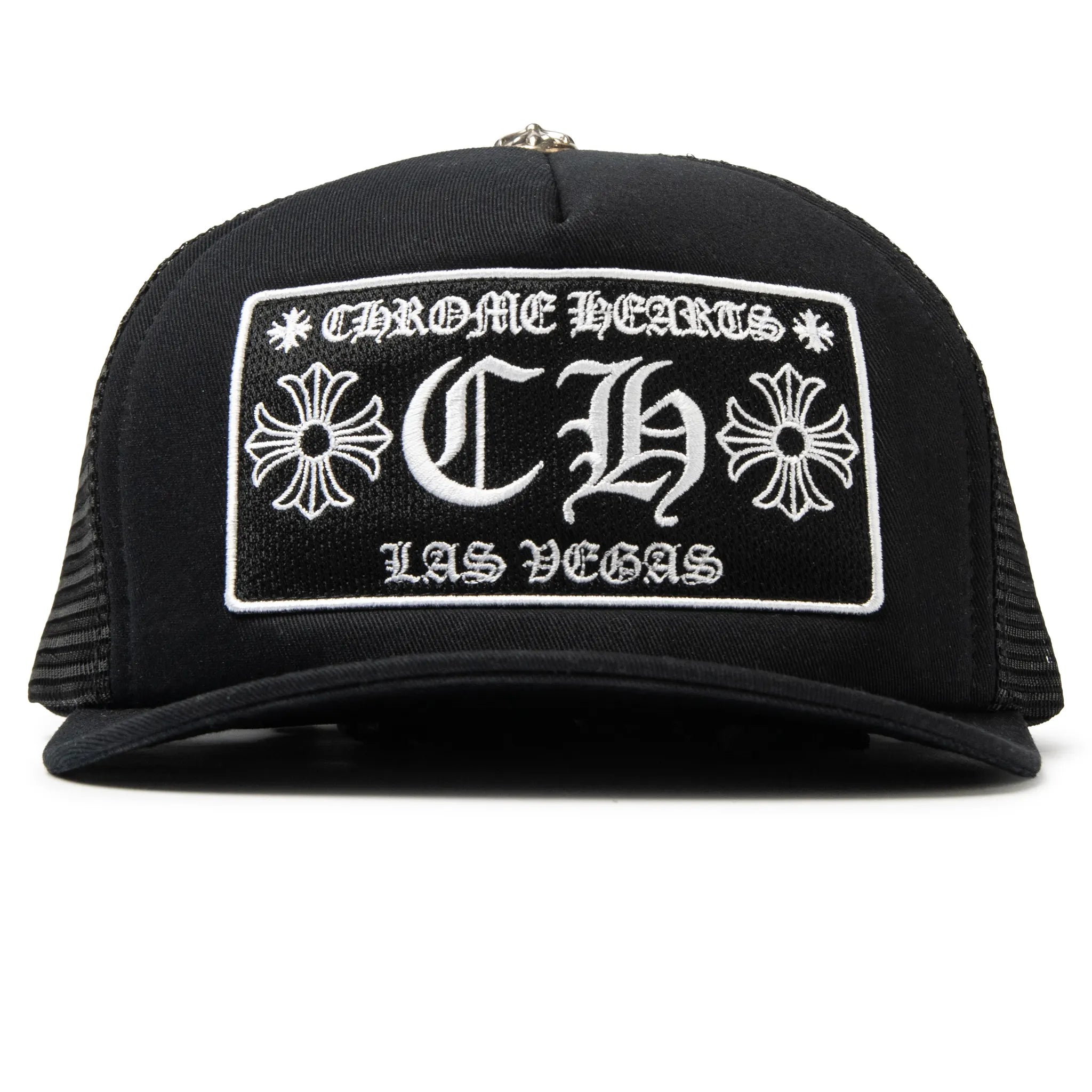 Chrome Hearts CH Las Vegas Trucker Cap - Black