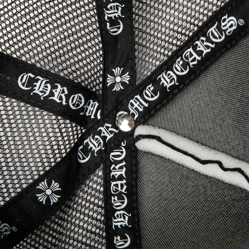 Chrome Hearts CH Las Vegas Trucker Cap - Black