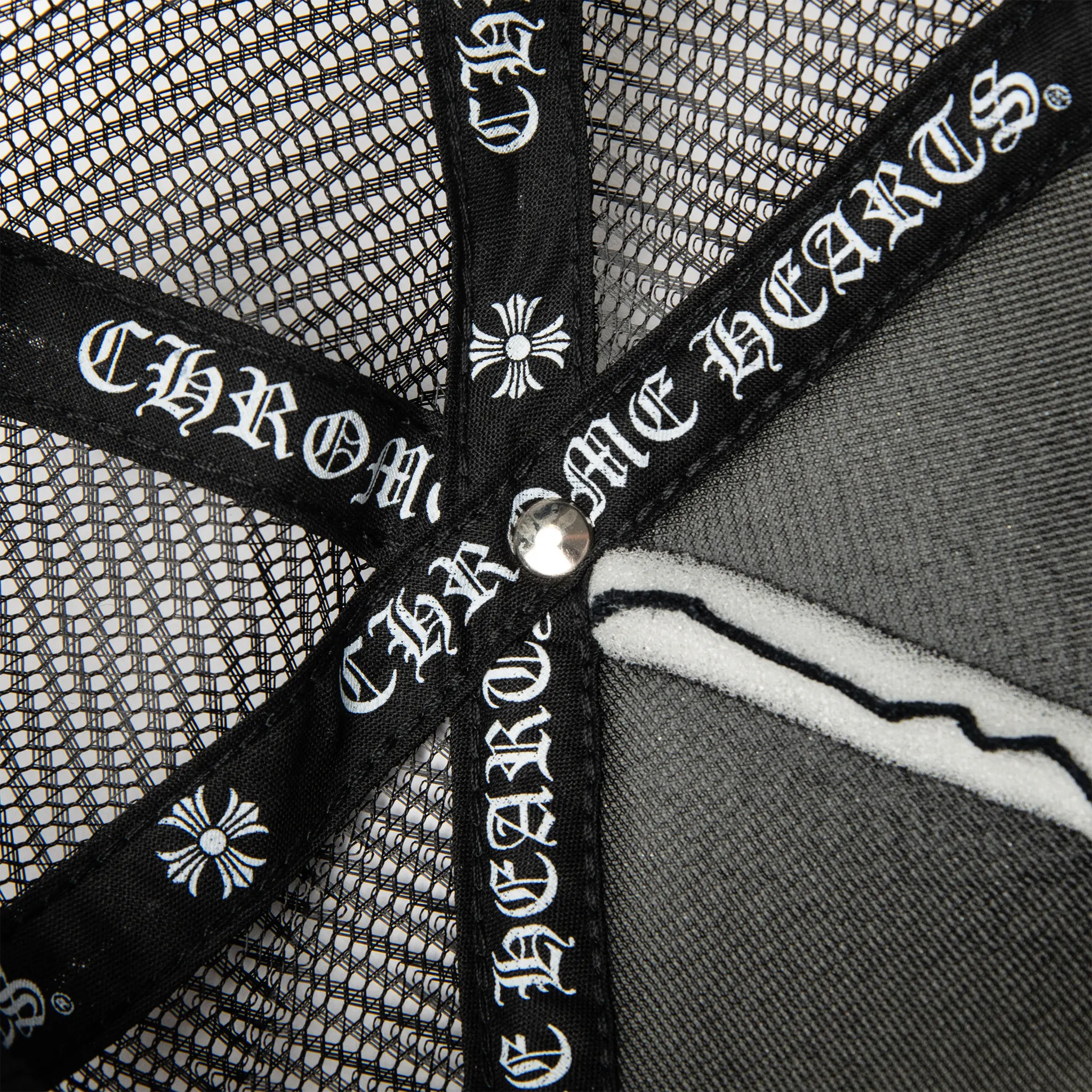 Chrome Hearts CH Las Vegas Trucker Cap - Black