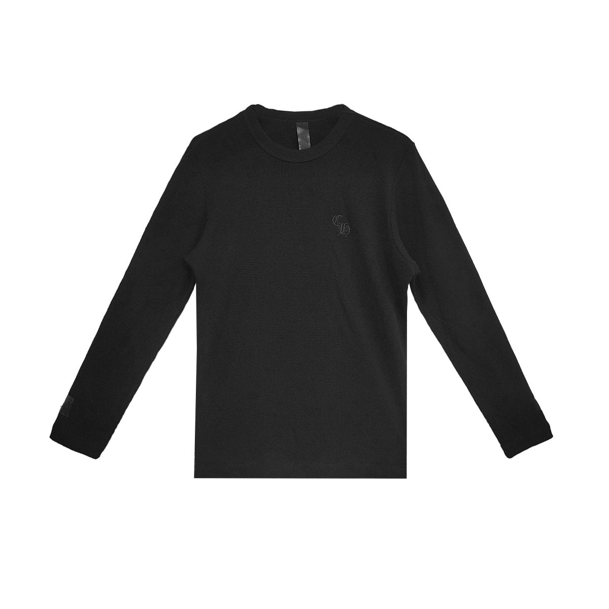 Chrome Hearts CH Letter Waffle Thermal Long Sleeve T-Shirt Tee