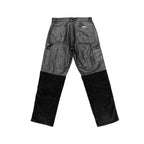 Chrome Hearts Corduroy Leather Fleurknee Black Pants
