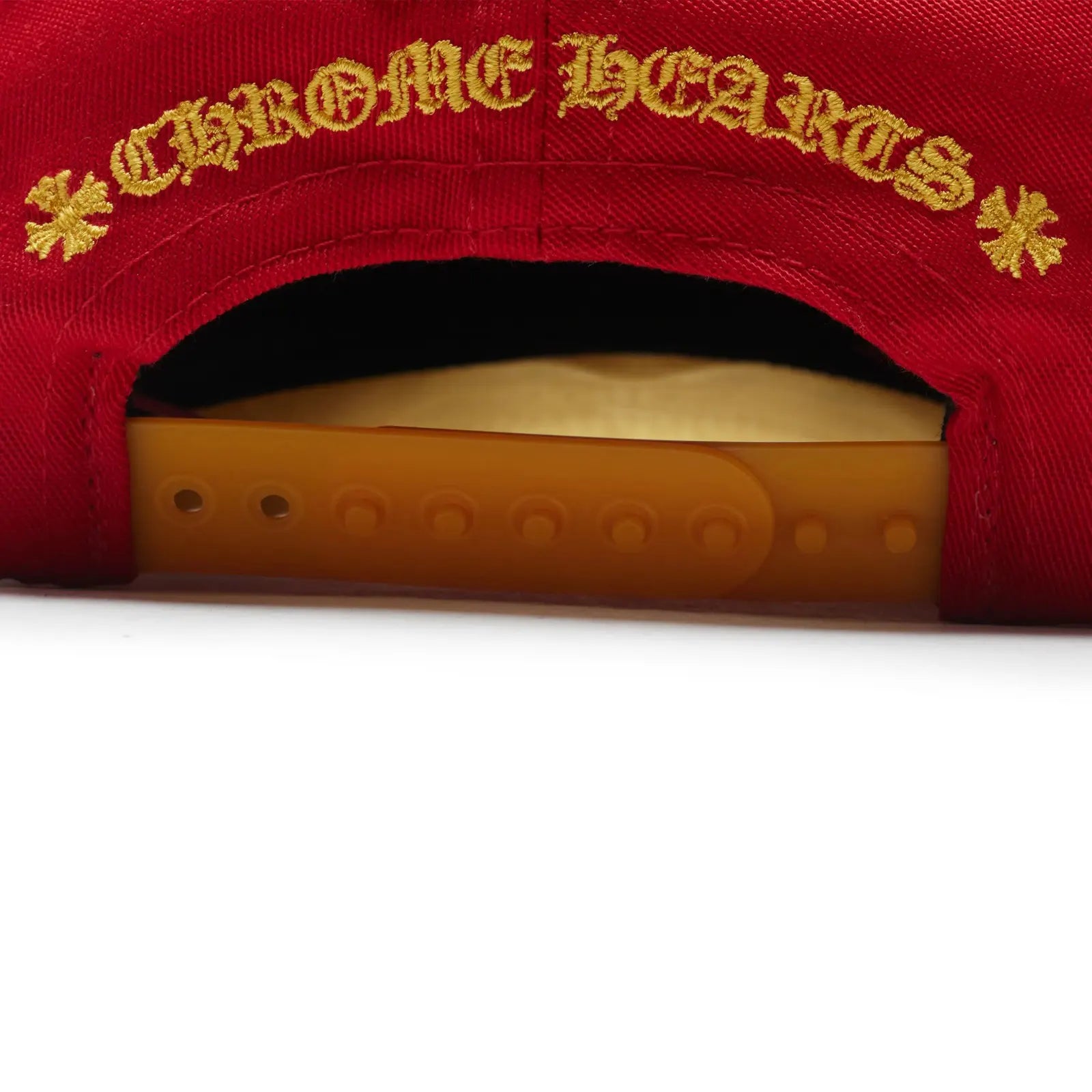 Chrome Hearts Cross Patch Baseball Cap - Red/Yellow