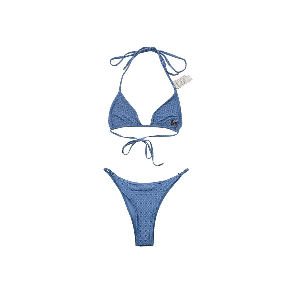 Chrome Hearts Dipped In Blue Swim Bikini