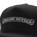 Chrome Hearts Embroidered Scroll Baseball Cap - Black/White