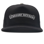 Chrome Hearts Embroidered Scroll Baseball Cap - Black/White