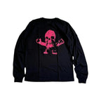 Chrome Hearts FOTI Neon Pink Long Sleeve T-Shirt Tee - front view