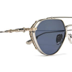 Chrome Hearts Free Ride Brushed Alloy Sunglasses