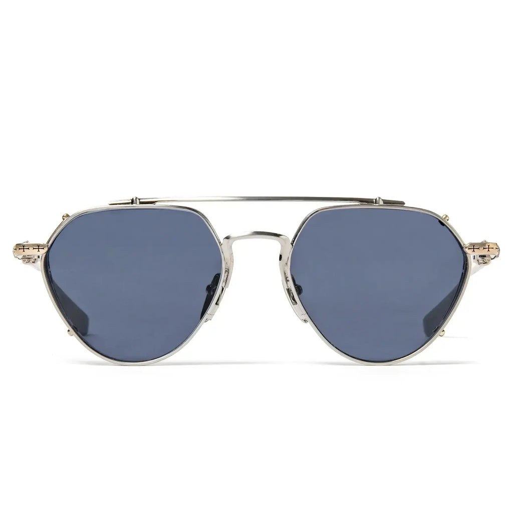 Chrome Hearts Free Ride Brushed Alloy Sunglasses