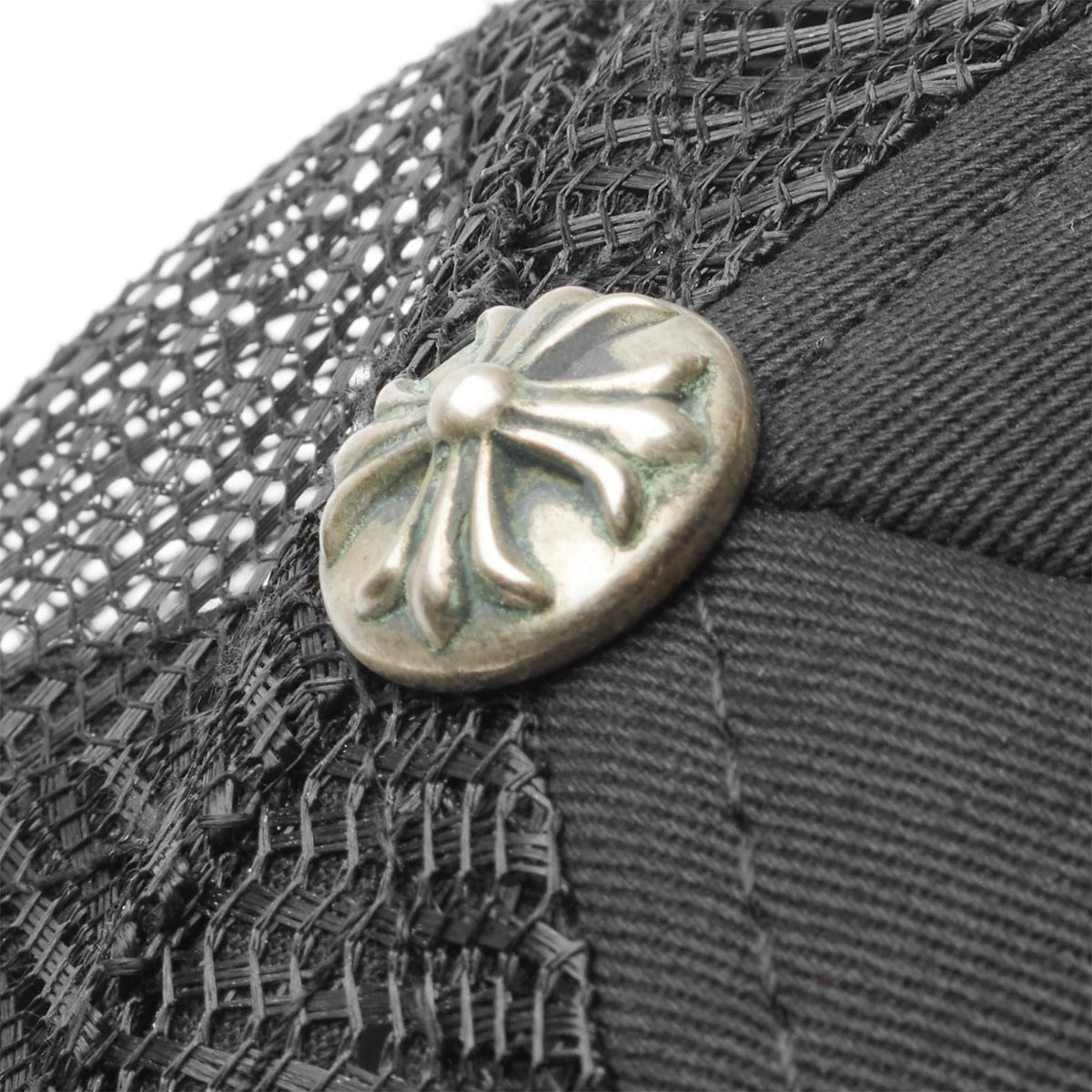 Chrome Hearts Fuck Hollywood Trucker Cap - Black