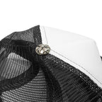Chrome Hearts Fuck Hollywood Trucker Cap - White/Black