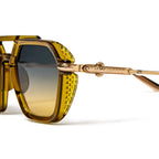 Chrome Hearts Fuckery Malt Gold Sunglasses