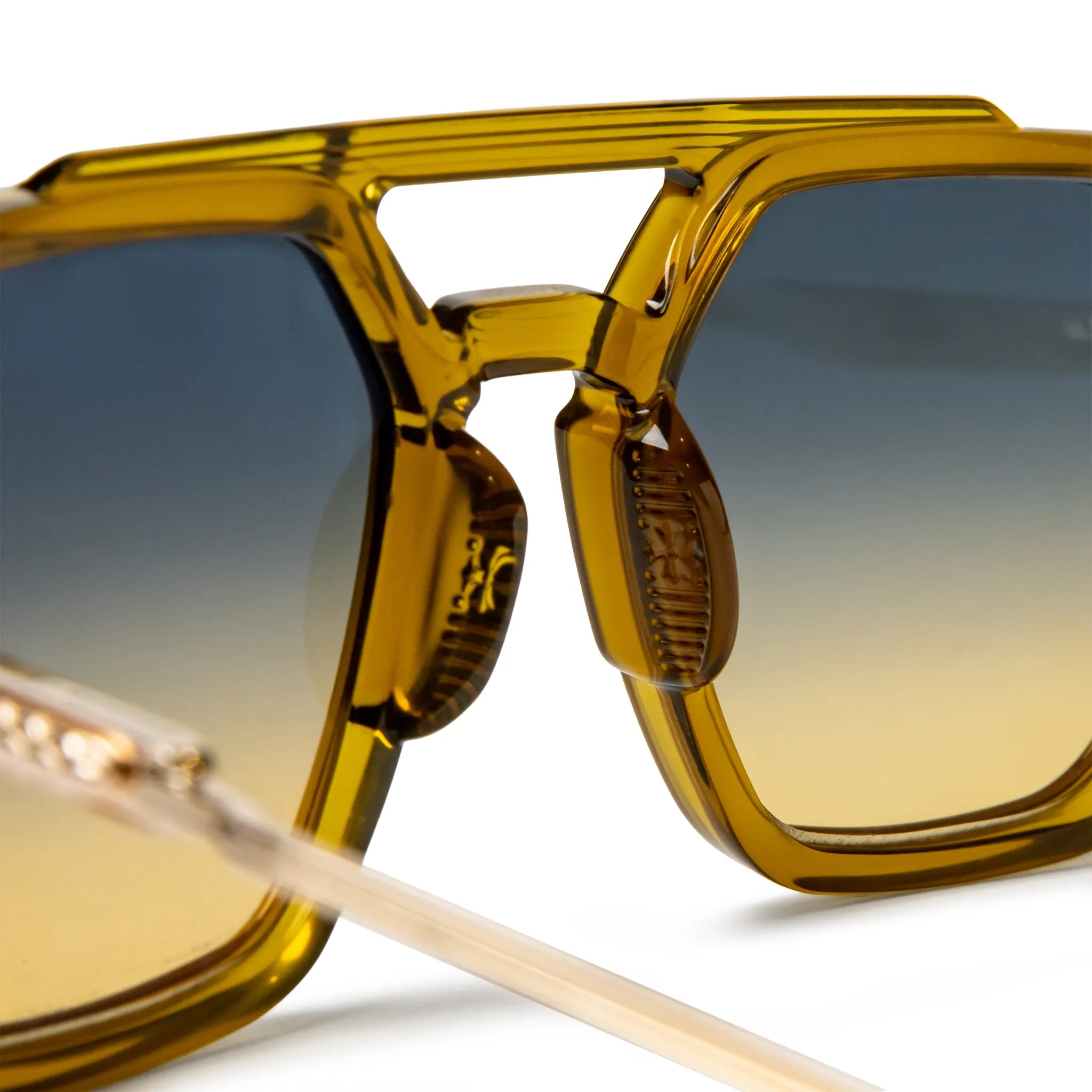 Chrome Hearts Fuckery Malt Gold Sunglasses