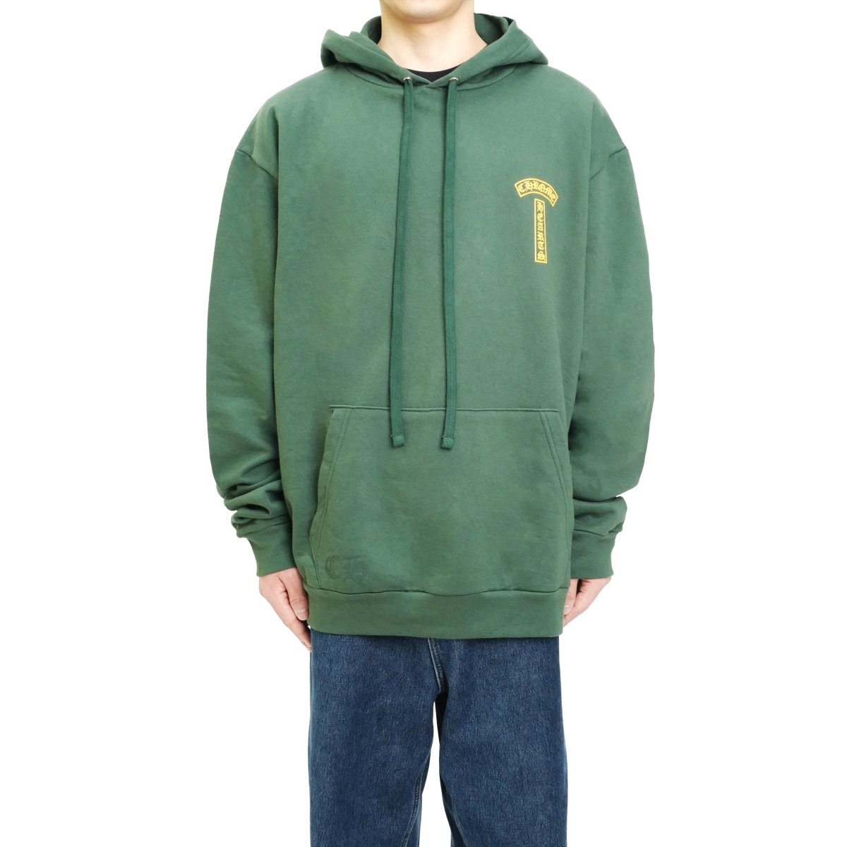Chrome Hearts Green T-Bar Online Exclusive Hoodie
