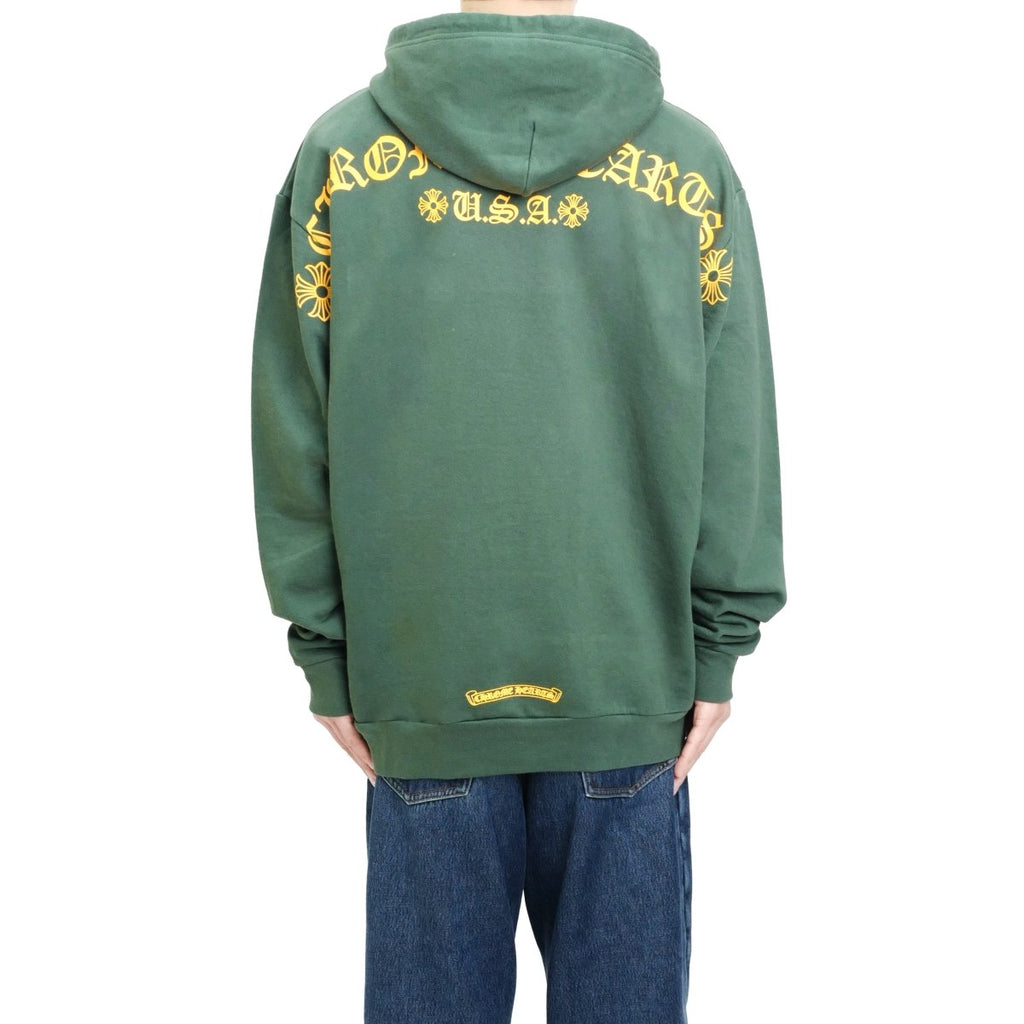 Chrome Hearts Green T-Bar Online Exclusive Hoodie
