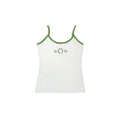 Chrome Hearts Horseshoe Logo Green White Tank Top