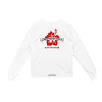 Chrome Hearts Honolulu Exclusive Hibiscus Flower Long Sleeve Shirt - front view