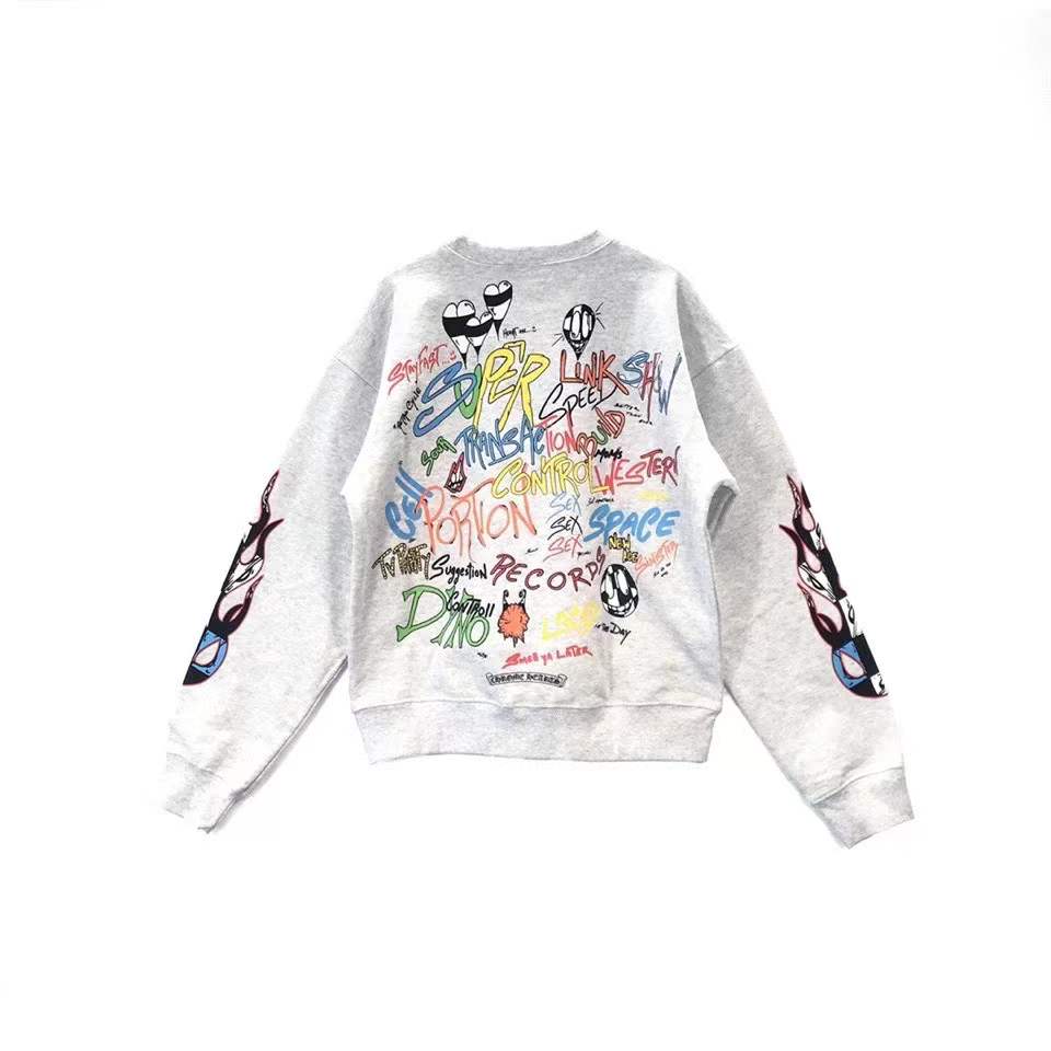 Chrome Hearts Matty Boy Brain Crewneck Sweatshirt - back view