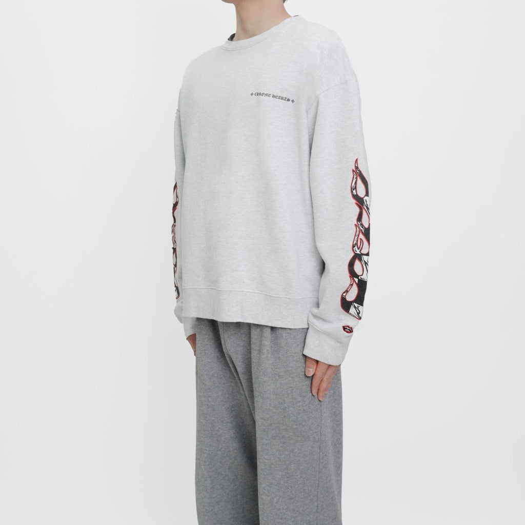 Chrome Hearts Matty Boy Brain Crewneck Sweatshirt - full view