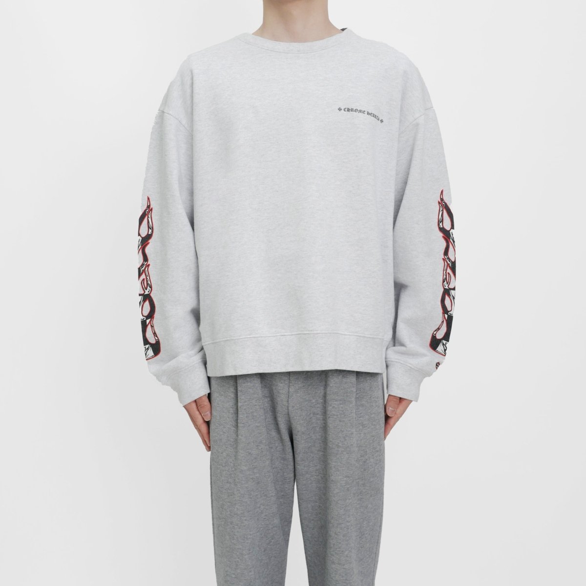 Chrome Hearts Matty Boy Brain Crewneck Sweatshirt - side view