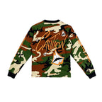 Chrome Hearts Matty Boy Camouflage Long Sleeve T-Shirt Tee - back view