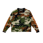 Chrome Hearts Matty Boy Camouflage Waffle Thermal Long Sleeve Tee - back view