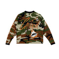 Chrome Hearts Matty Boy Camouflage Waffle Thermal Long Sleeve Tee - front view