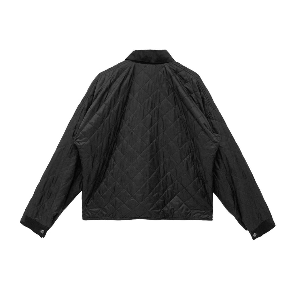 Chrome Hearts Matty Boy Chomper Quilted Nylon Polo Jacket in Black