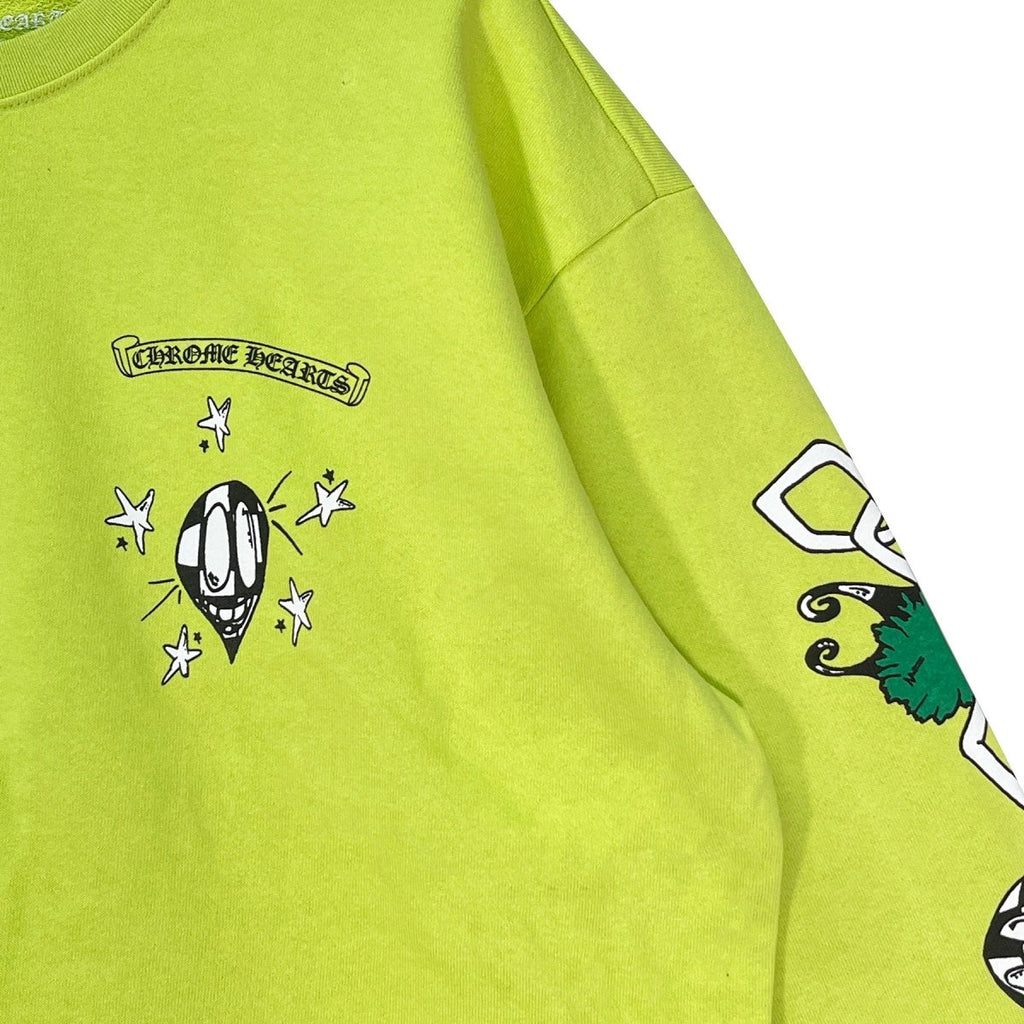 Chrome Hearts Matty Boy Link Crewneck Sweatshirt in Green