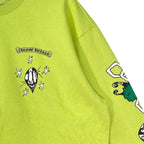 Chrome Hearts Matty Boy Link Crewneck Sweatshirt in Green