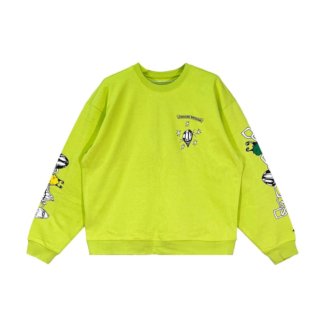 Chrome Hearts Matty Boy Link Crewneck Sweatshirt in Green
